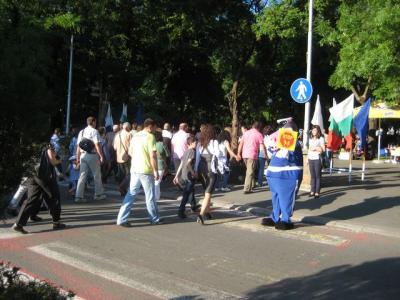 Инспектор Хитами и "SOS-ПТП" заедно с абитуриентите